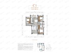 金沙宸宇公馆C1户型图