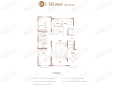 华利·佳悦城4室2厅3卫户型图