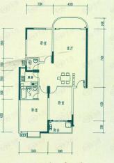 南国新城(一期)三房二厅二卫-121.87-123.69平方米-60套户型图