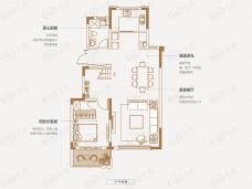 金科博翠名邸4室2厅3卫户型图