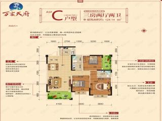 永州书香名邸C户型户型图