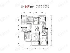 葛洲坝合肥中国府145㎡户型户型图