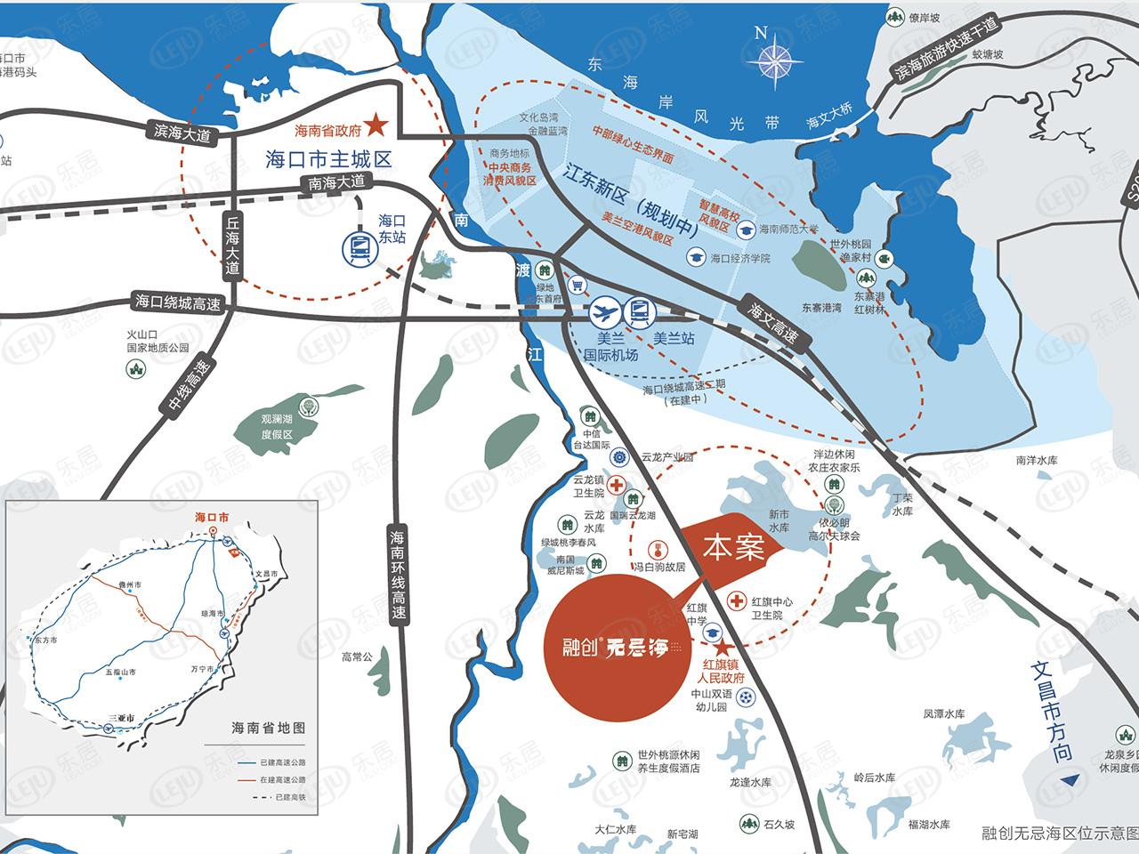 琼山融创无忌海最新价格来袭，约13000元/㎡，户型面积53.52~120㎡