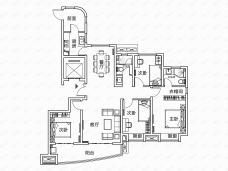 合肥启迪科技城水木园4室2厅2卫户型图