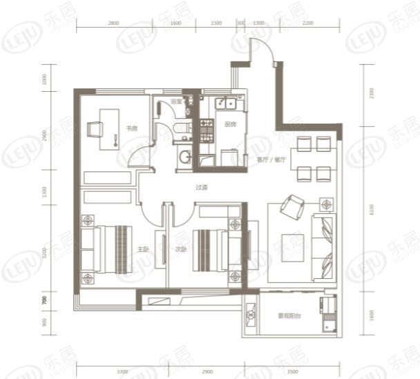 品牌地产 新力东园来啦 户型面积90~118㎡