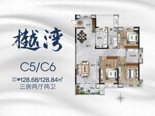 华讯·杭州公馆C5 C6户型户型图
