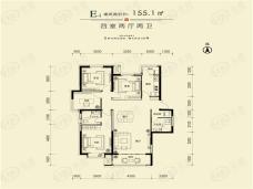 山煤上德府E1户型户型图