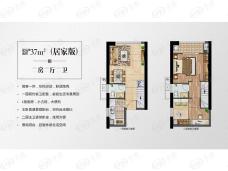 正祥特区文苑SOHO-37㎡-居家户型户型图