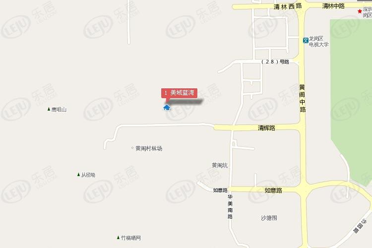 龙岗中心区住宅，公寓美域蓝湾待售中