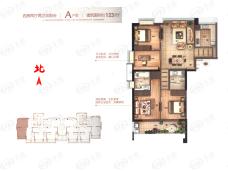 富闽时代广场4室2厅2卫户型图