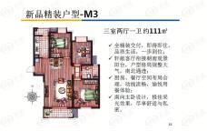 远洋悦庭新产品户型图M3-111平米户型图