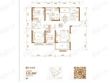 华南城紫荆名都四期锦园二居室户型图