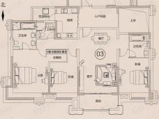 保利公园里11座03单位户型图