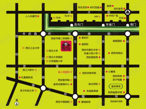 位置交通图