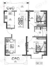 新江湾中凯城市之光180平米户型图