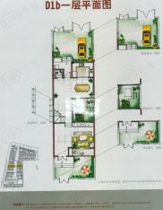 万科浪琴湾D1b别墅一层平面图户型图