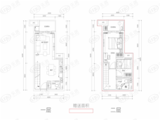 悠活公园2室1厅2卫户型图