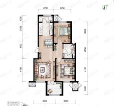 万通生态城新新家园二期A2a户型户型图