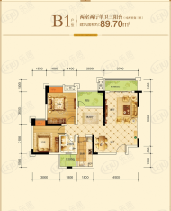 沱东印象B1户型图