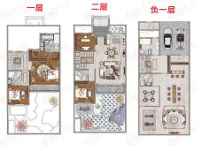 绿城南京桃花源B户型户型图