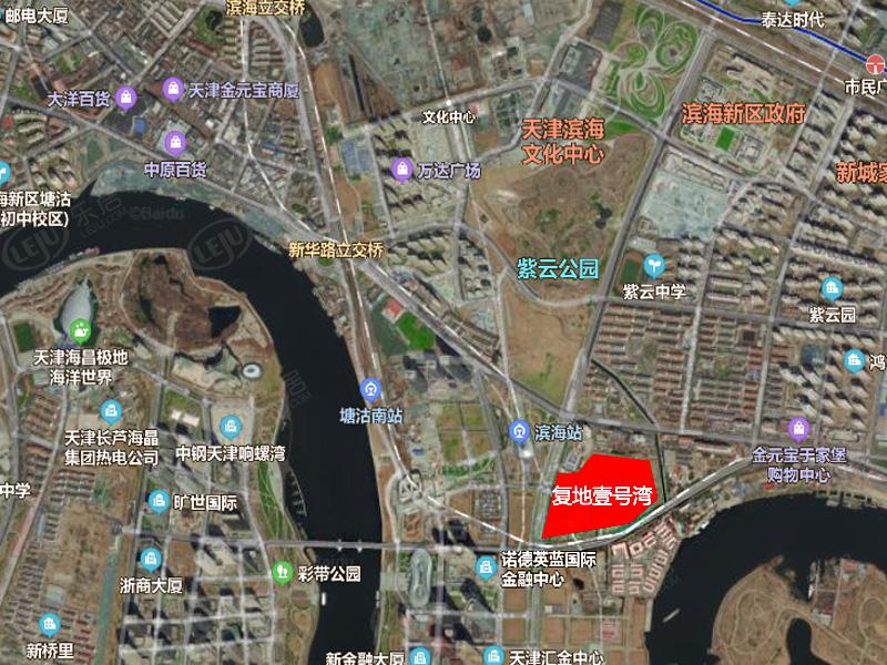 滨海新区天津复地壹号湾最新报价新鲜出炉，约21500元/㎡，户型建面约86~138㎡