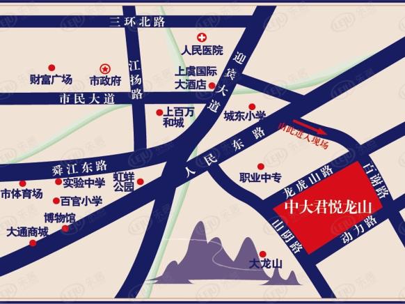 位置交通图
