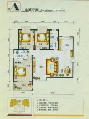 时丰姜溪花都平米A3户型图