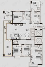 名优雅筑六和院12#楼M户型 空中别院  193.84/197.76平户型图