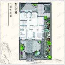 青建明清册A户型 二层平面图户型图