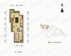 绿地海外滩洋房A10户型套内面积约254.98㎡户型图