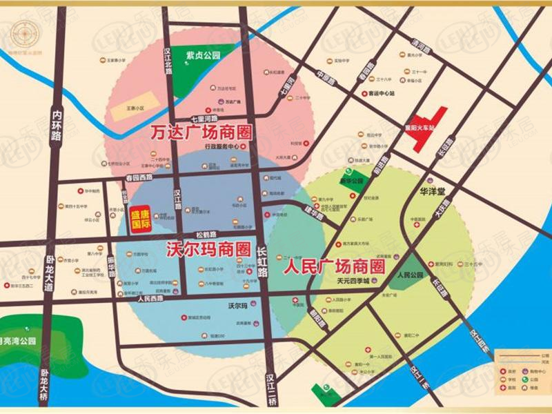 樊城盛唐国际，地处松鹤路与创业路交汇处隶属于沃尔玛商圈，均价约11500/平米。