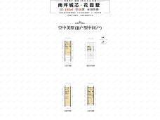 御峰•誉都空中美墅（B户型中间层）户型图