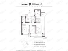 保利源诚·领秀海B户型户型图