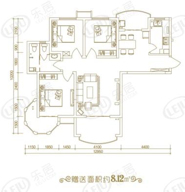 南郑航天新城户型一览 户型面积100~113.1㎡