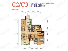 御龙春晓5室2厅2卫户型图