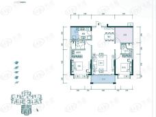 海伦堡海伦印象A2座04户型户型图