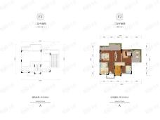 财信赖特与山三期A户型二层户型图