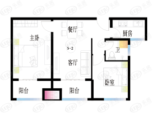 长江国际广场5-2户型图