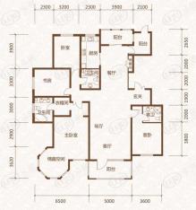 群力玫瑰湾一期G08预测建筑面积248.99平米户型图