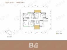 华润置地惠州万象天汇B1户型户型图