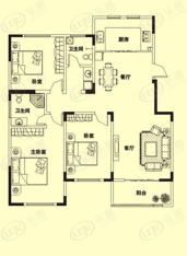 理想城理想城N6户型户型图