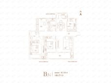 濮阳建业·璞园3室2厅2卫户型图