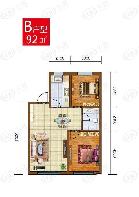 建华凤凰海德公园户型图一览