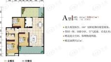 外滩西岸3室2厅2卫户型图