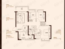 恒大帝景3室2厅2卫户型图