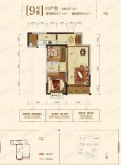 江宇都会明珠9号楼03户型户型图