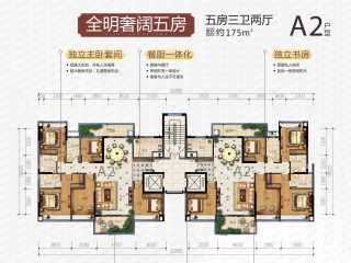 梅州富力城A2户型图