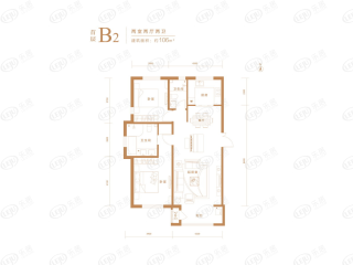 万通生态城新新家园B2户型图