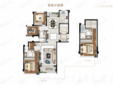 华发公园首府B1户型户型图