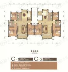 尚京新城3室2厅1卫户型图